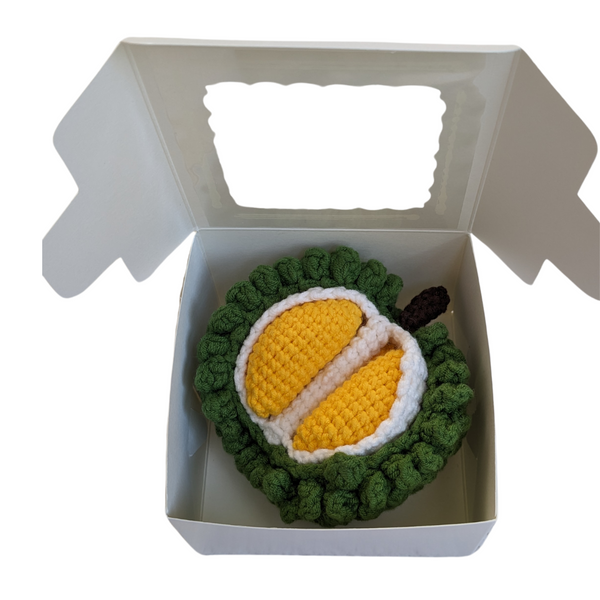 Crochet Durian: Interactive Play Food for Kids