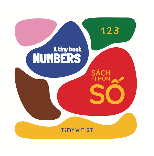 a tiny book about NUMBERS | Sách tí hon SỐ | Bilingual counting book with tropical fruits